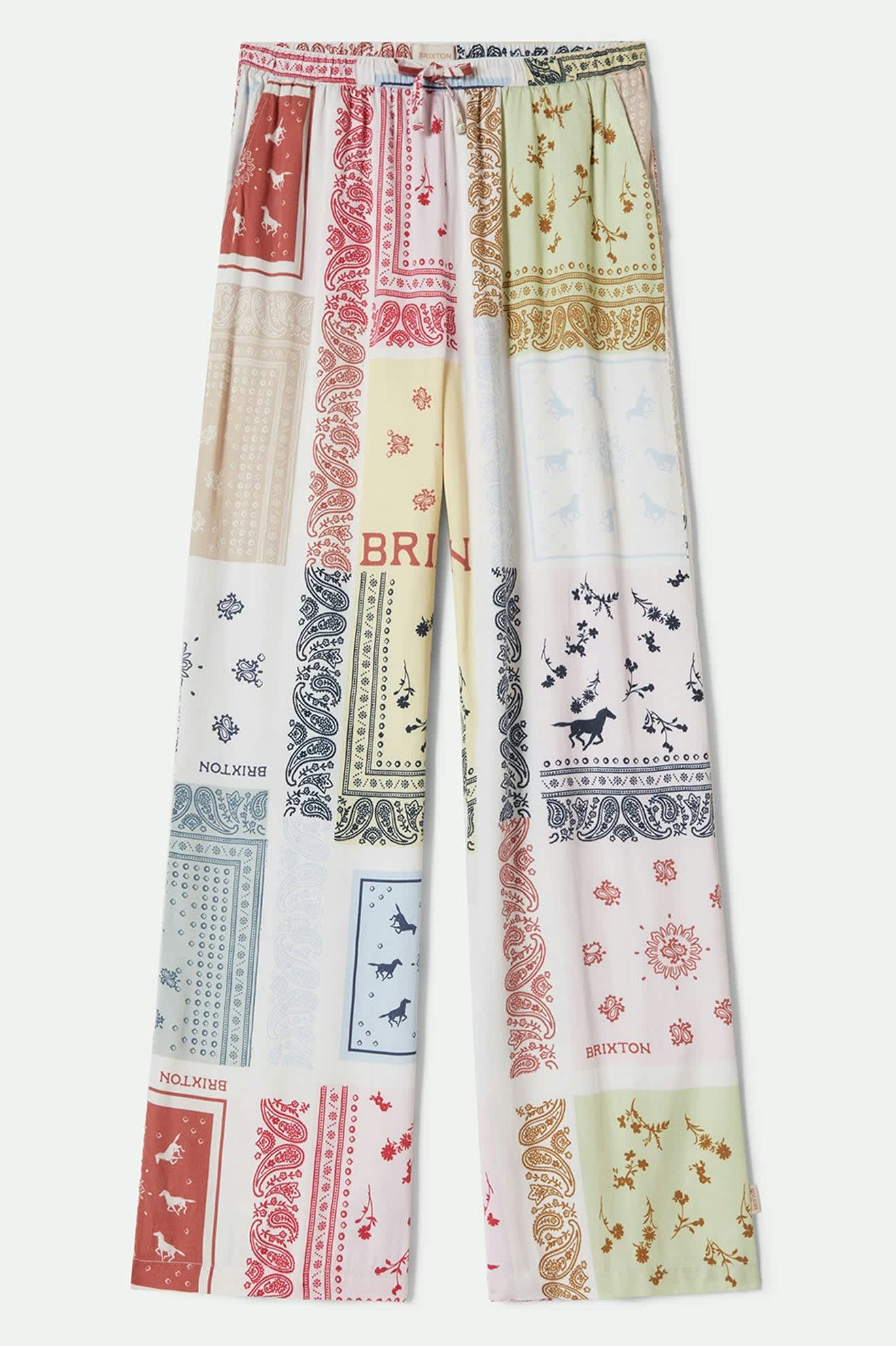 Silky Hudson Lounge Pant - Multi Color Bandana - Image 2